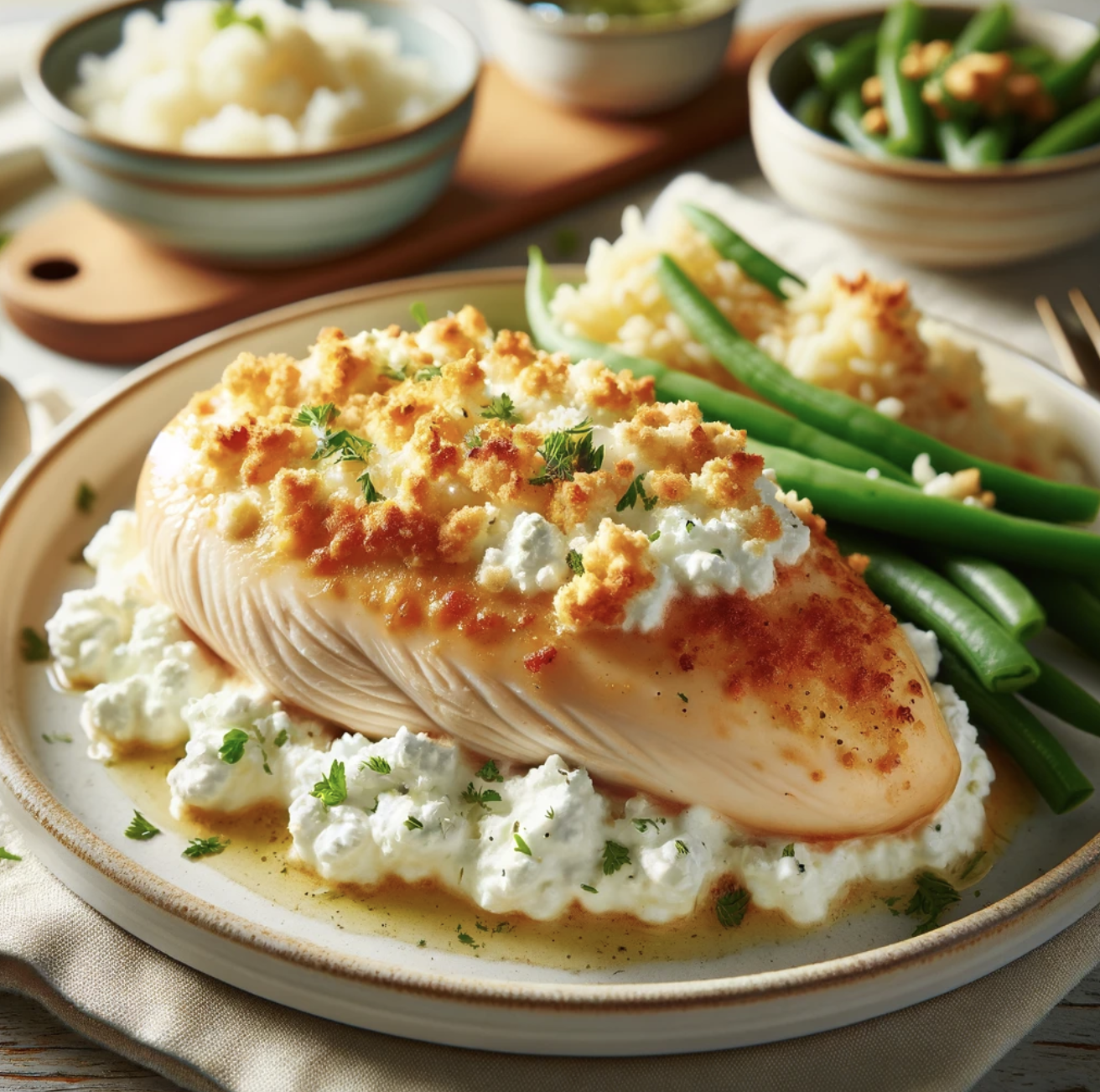 Chicken with Cottage Cheese